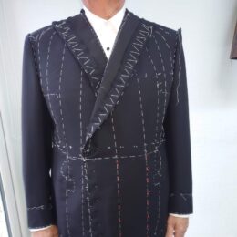 The 1st Fitting Stage of a DB Tuxedo Jacket