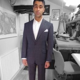 Grey Prince of Wales Check 2 Piece Suit